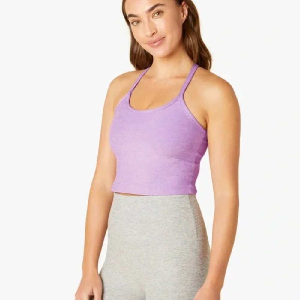 Beyond Yoga Spacedye Slim Racerback Cropped Tank S